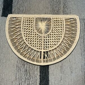 MANGO wicker tote